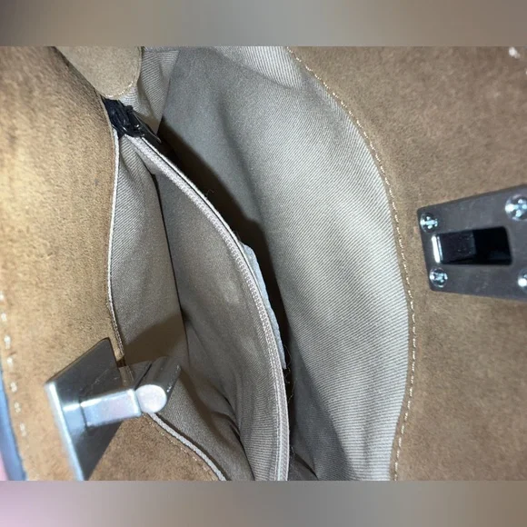 Rebecca Minkoff Darren Small Suede Shoulder Crossbody Bag - Picture 9 of 13